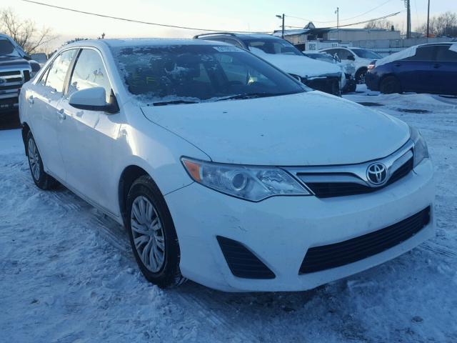 4T1BF1FK2DU247133 - 2013 TOYOTA CAMRY L WHITE photo 1