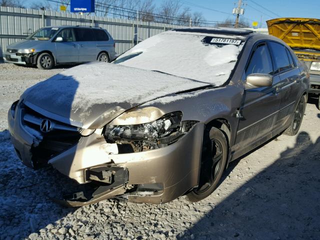 19UUA66234A009299 - 2004 ACURA TL GOLD photo 2