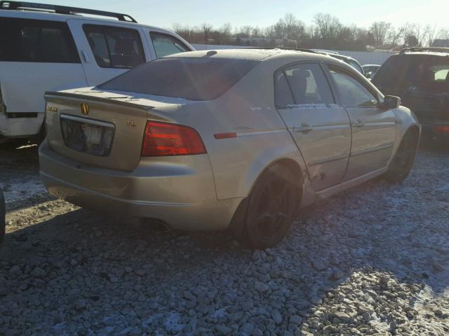 19UUA66234A009299 - 2004 ACURA TL GOLD photo 4