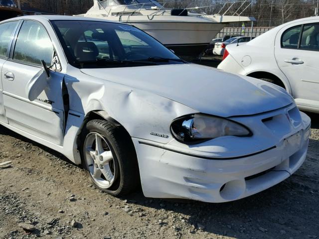 1G2NW52E4YM715303 - 2000 PONTIAC GRAND AM G WHITE photo 9