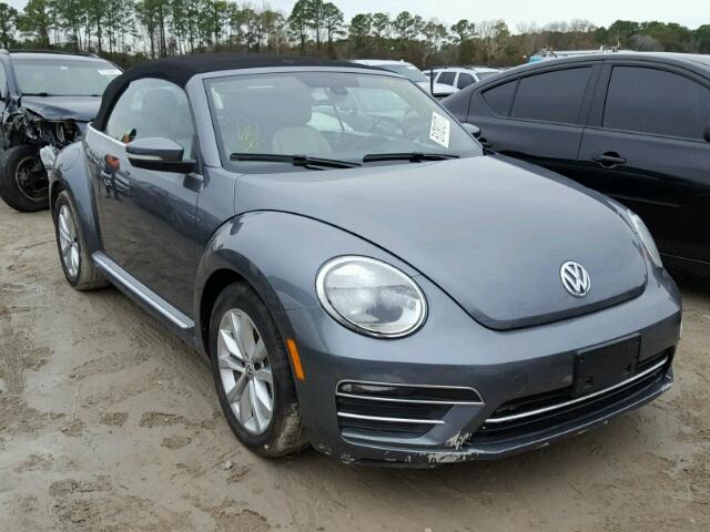 3VW517AT4HM815814 - 2017 VOLKSWAGEN BEETLE S/S GRAY photo 1