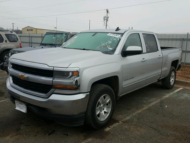 3GCUKREC2HG364351 - 2017 CHEVROLET SILVERADO SILVER photo 2