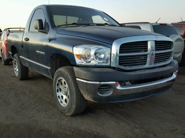 1D7HU16PX7J622715 - 2007 DODGE RAM 1500 S BLUE photo 1