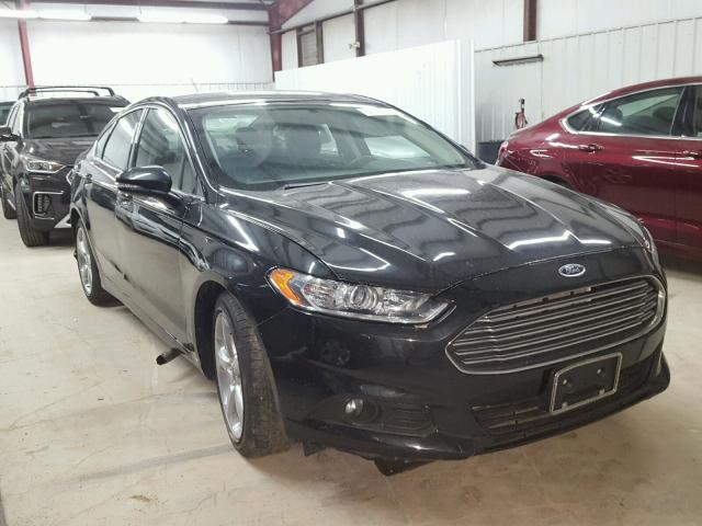 3FA6P0H70FR219336 - 2015 FORD FUSION SE BLACK photo 1