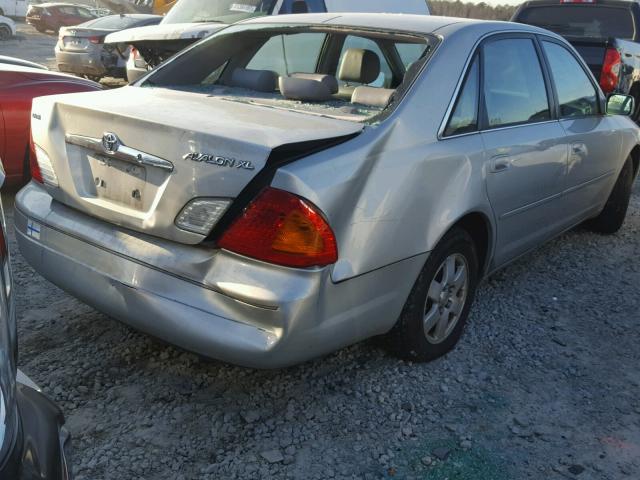 4T1BF28B01U182426 - 2001 TOYOTA AVALON XL SILVER photo 4