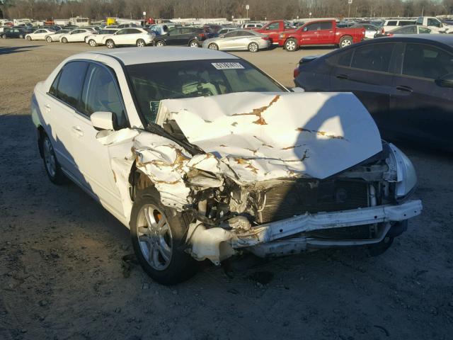 1HGCM56387A019384 - 2007 HONDA ACCORD SE WHITE photo 1