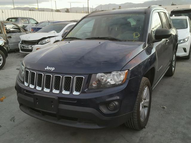 1C4NJCBA1GD793855 - 2016 JEEP COMPASS SP BLUE photo 2