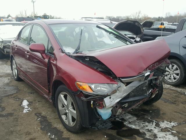 1HGFA16867L079940 - 2007 HONDA CIVIC EX RED photo 1