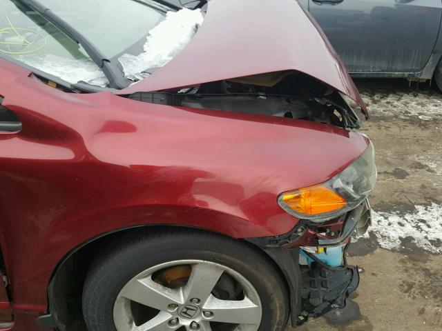 1HGFA16867L079940 - 2007 HONDA CIVIC EX 红色 照片 9