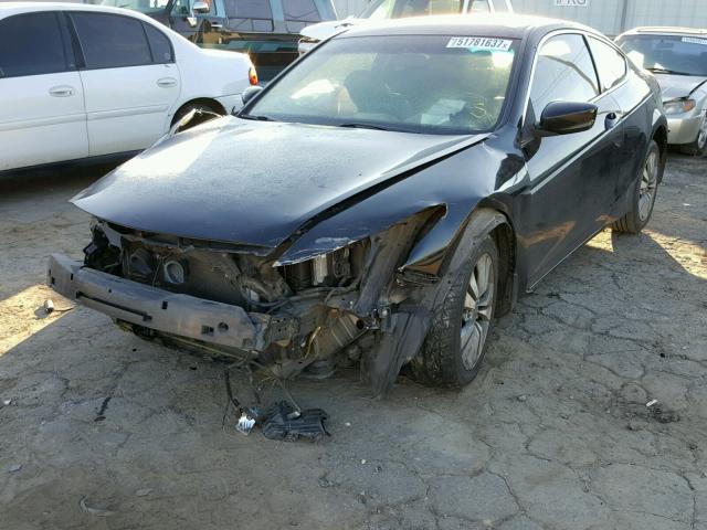 1HGCS12869A025591 - 2009 HONDA ACCORD EXL BLACK photo 2