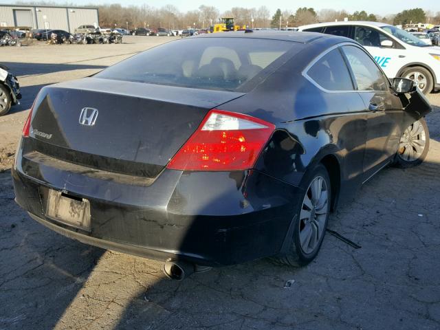 1HGCS12869A025591 - 2009 HONDA ACCORD EXL BLACK photo 4