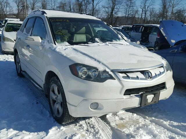 5J8TB18527A008166 - 2007 ACURA RDX TECHNO WHITE photo 1