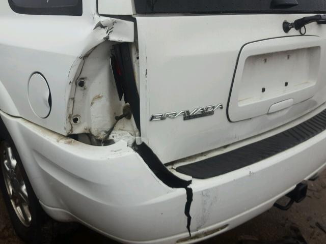 1GHDT13S542163212 - 2004 OLDSMOBILE BRAVADA WHITE photo 9