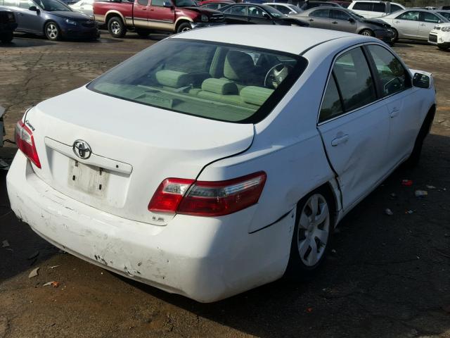 4T1BE46K17U725308 - 2007 TOYOTA CAMRY NEW WHITE photo 4