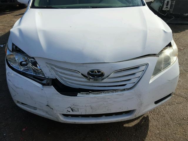 4T1BE46K17U725308 - 2007 TOYOTA CAMRY NEW WHITE photo 9