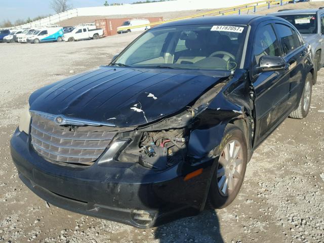 1C3LC46K38N152202 - 2008 CHRYSLER SEBRING LX BLACK photo 2