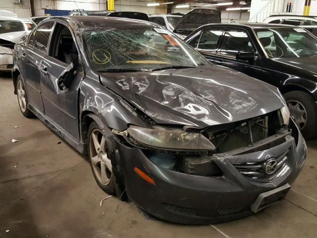 1YVHP84C755M73416 - 2005 MAZDA 6 I GRAY photo 1