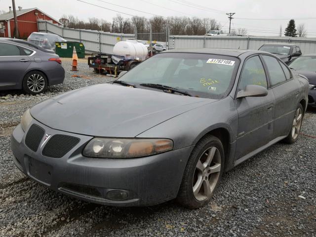 1G2HZ54Y65U147997 - 2005 PONTIAC BONNEVILLE GRAY photo 2