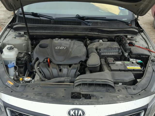 KNAGM4A75F5547649 - 2015 KIA OPTIMA LX SILVER photo 7