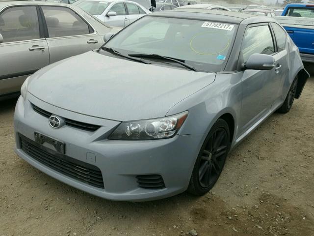 JTKJF5C71C3042827 - 2012 TOYOTA SCION TC 灰色 照片 2