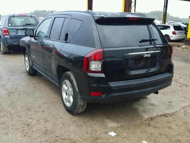 1C4NJCBA1ED829539 - 2014 JEEP COMPASS SP BLACK photo 3