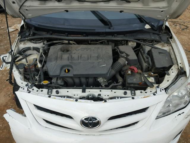 5YFBU4EE5CP068023 - 2012 TOYOTA COROLLA BA WHITE photo 7