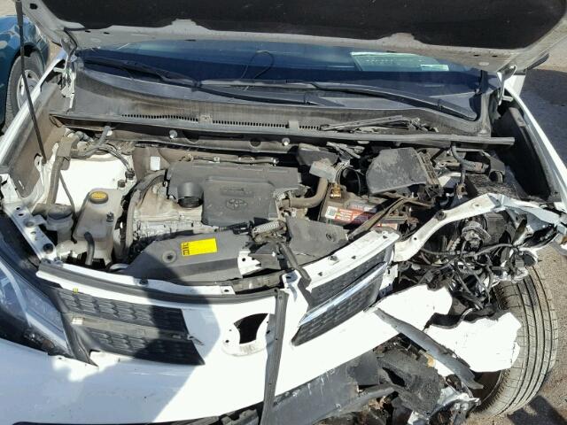 2T3ZFREV8DW039824 - 2013 TOYOTA RAV4 LE WHITE photo 7