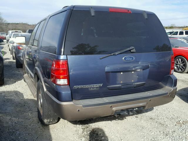 1FMFU18L34LA65881 - 2004 FORD EXPEDITION BLUE photo 3