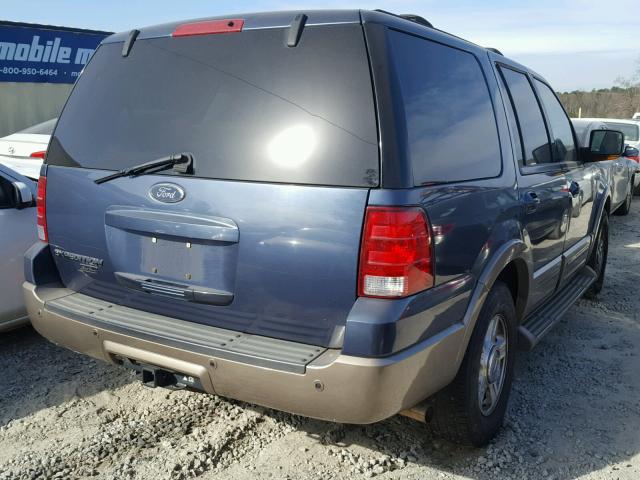 1FMFU18L34LA65881 - 2004 FORD EXPEDITION BLUE photo 4