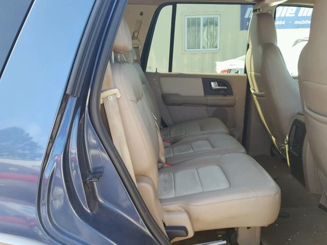 1FMFU18L34LA65881 - 2004 FORD EXPEDITION BLUE photo 6