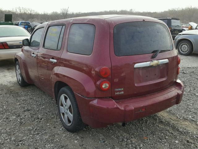 3GNDA13DX7S513849 - 2007 CHEVROLET HHR LS MAROON photo 3
