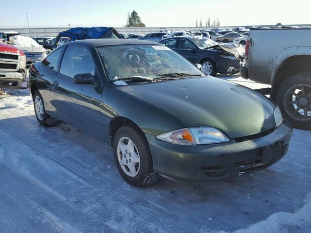 1G1JC124817321075 - 2001 CHEVROLET CAVALIER GREEN photo 1