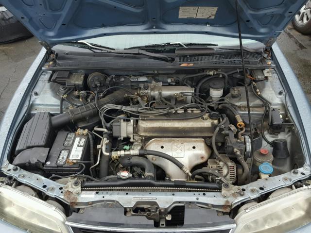 1HGCD7231SA005630 - 1995 HONDA ACCORD LX BLUE photo 7