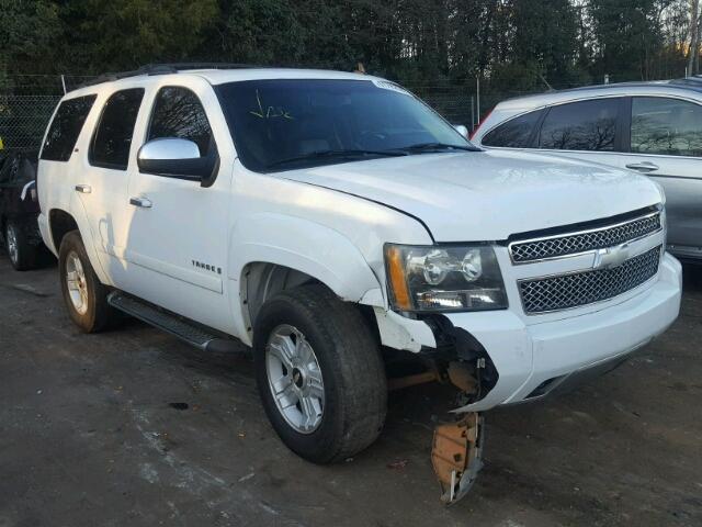 1GNFC13077R408804 - 2007 CHEVROLET TAHOE C150 WHITE photo 1