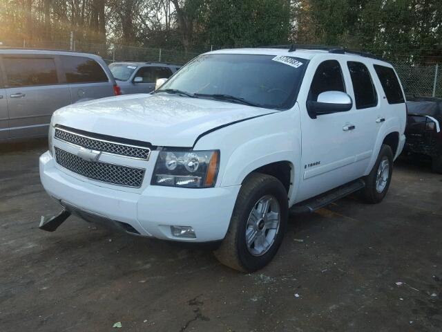 1GNFC13077R408804 - 2007 CHEVROLET TAHOE C150 WHITE photo 2