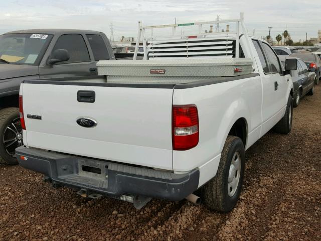 1FTRX12W37KD19160 - 2007 FORD F150 WHITE photo 4