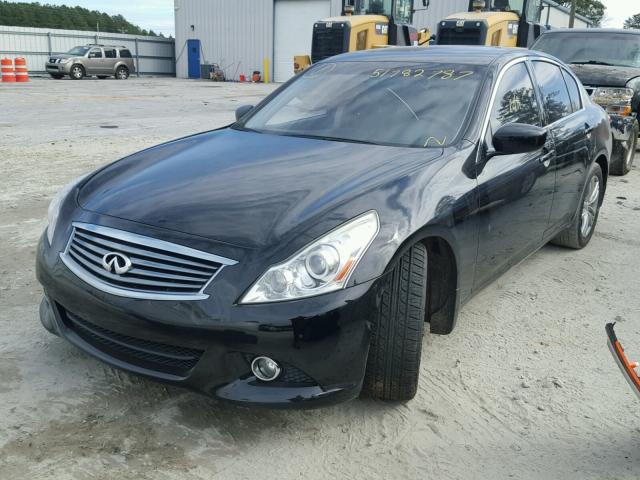 JN1CV6AP6DM710499 - 2013 INFINITI G37 BASE BLACK photo 2