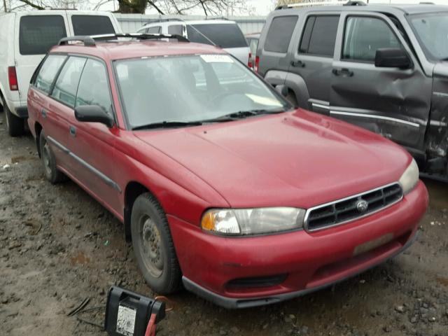 4S3BK4352W7302312 - 1998 SUBARU LEGACY L RED photo 1