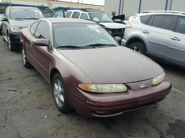 1G3NL12E5XC352480 - 1999 OLDSMOBILE ALERO GL BURGUNDY photo 1