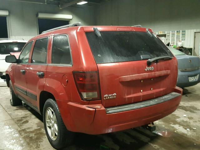 1J4GR48K96C135853 - 2006 JEEP GRAND CHER RED photo 3