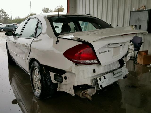 1FAFP53285A304488 - 2005 FORD TAURUS SE WHITE photo 3