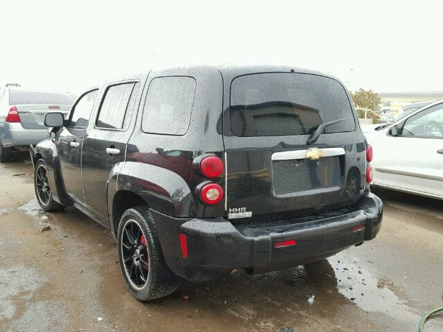 3GNDA13D26S566592 - 2006 CHEVROLET HHR LS BLACK photo 3