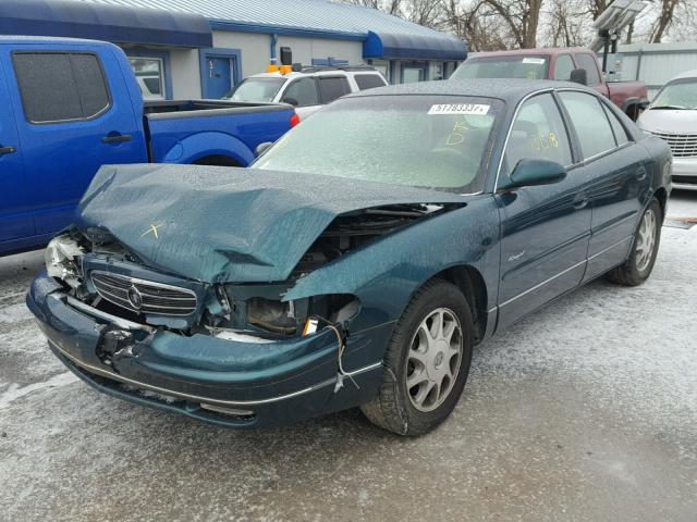 2G4WB52K7X1509089 - 1999 BUICK REGAL LS GREEN photo 2