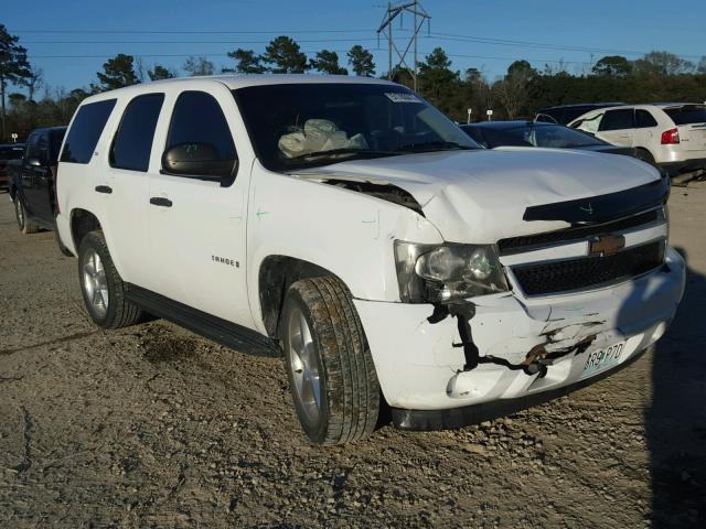 1GNFK13048R269980 - 2008 CHEVROLET TAHOE K150 WHITE photo 1