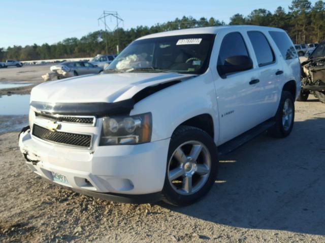 1GNFK13048R269980 - 2008 CHEVROLET TAHOE K150 WHITE photo 2