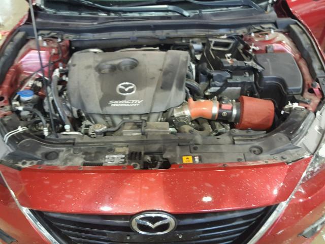 JM1BM1W79E1130576 - 2014 MAZDA 3 GRAND TO RED photo 7