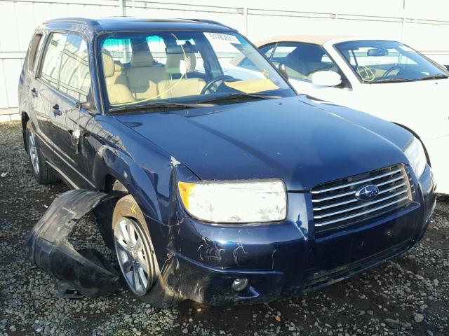 JF1SG65666G754708 - 2006 SUBARU FORESTER 2 BLUE photo 1