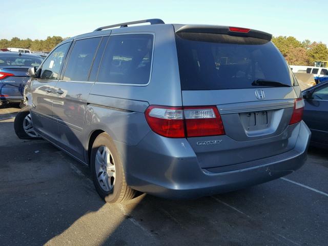 5FNRL38406B053864 - 2006 HONDA ODYSSEY EX GRAY photo 3