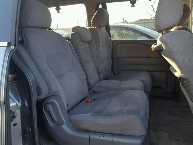 5FNRL38406B053864 - 2006 HONDA ODYSSEY EX GRAY photo 5