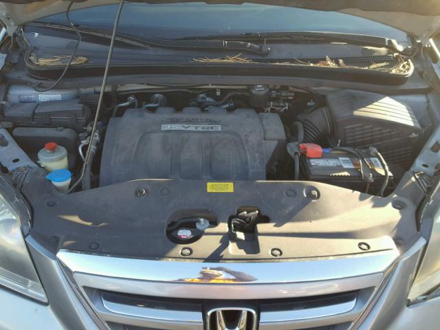 5FNRL38406B053864 - 2006 HONDA ODYSSEY EX GRAY photo 7